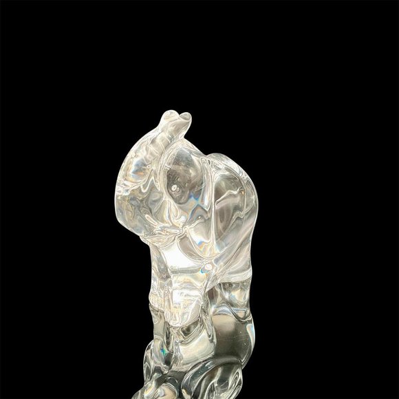 Lenox Fine Crystal Trunk Up Cute Elephant Paperweight Figurine - Picture 2 of 9